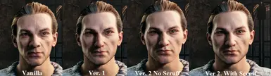 Lucien comparisons: "Have you seen this man in your dreams?" AKA Vanilla, Version 1, Version 2 (without and with scruff)