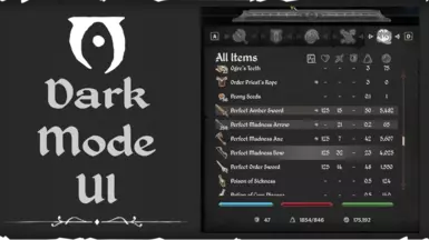 Dark Mode UI - A Full Dark UI Rework for Oblivion Remastered