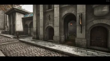 (Apartment Ver) 1) Entrance: into alley