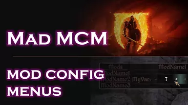 Mad Mod Config Menu - MCM-style Menus for Oblivion Remastered