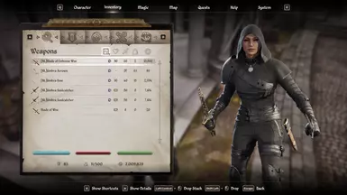 Combined with black shrouded and dual daggers