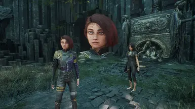 Without Dirt And Blood Remover (Also has my Maelle with piercings mod)