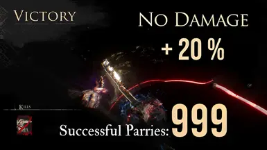 No Damage Parry Only Run