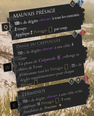 FR - Enhanced Descriptions - Skills Pictos and Weapons