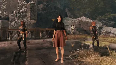 841_Civil Skirt - Thights and shoes have been removed.