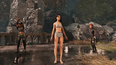 842_Bikini 1 - Shorts have been reduced in size and Lune has a belly button now.