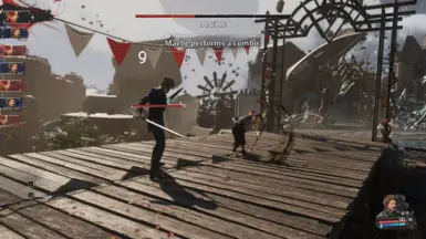 HUD Tweaks Combat - Bigger health/break bars, more visible battle messages and turn order.