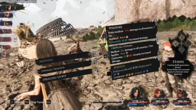 Bigger text mod - Battle Menu