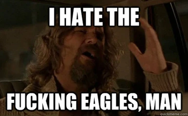 I Hate the Eagles Man