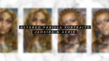 Altered Vanilla Portraits - Jaheira and Aerie