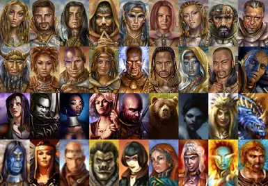 Original portraits for comparison