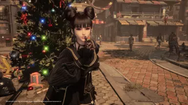 Eve hair double bun