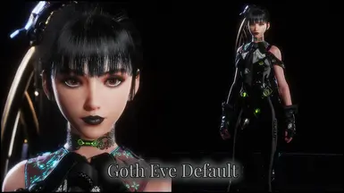 Goth Eve Default With Makeup