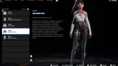 EVE Nurolink Grey Pants P