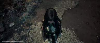 EVE default head + Raven Hair Extreme 1.02 + EVE FakeHairCup Addon
