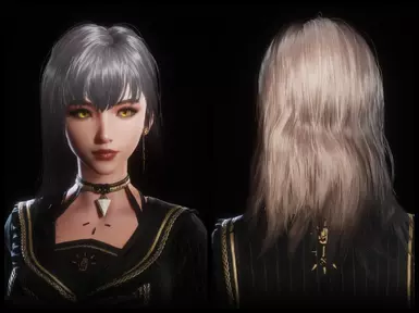 Remove Ribbon and Cat Ears from First Affection Hairstyle