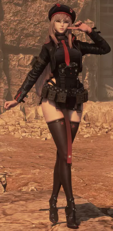 Removed gloves and bandolier