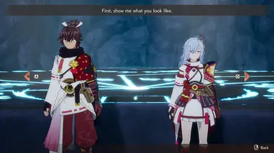 Swapped eye colors