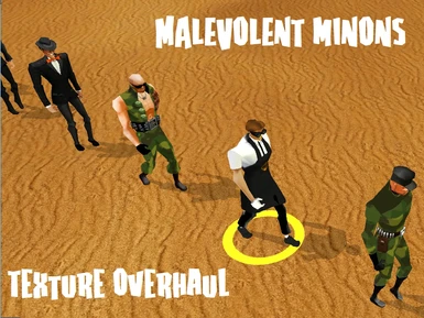 Malevolent Minions - Texture Overhaul (Ninja Martial Artist Replacer)