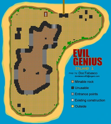 Island One Replacement-Map