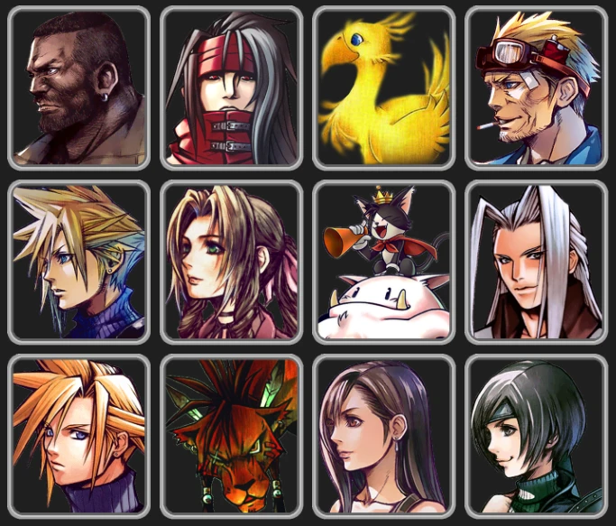 tetsuya nomura avatars at Final Fantasy 7 Nexus - Mods and community