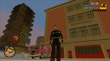 Claude loves putting out, for the safety of Liberty City's citizens