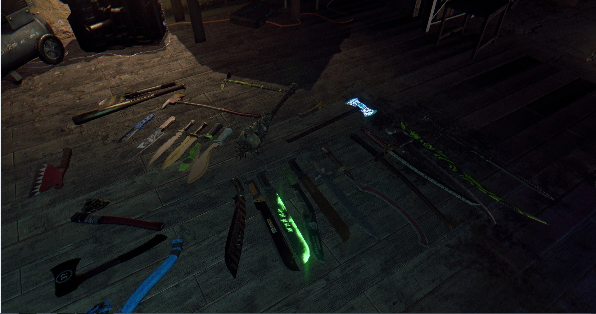dying light the following legendary weapons