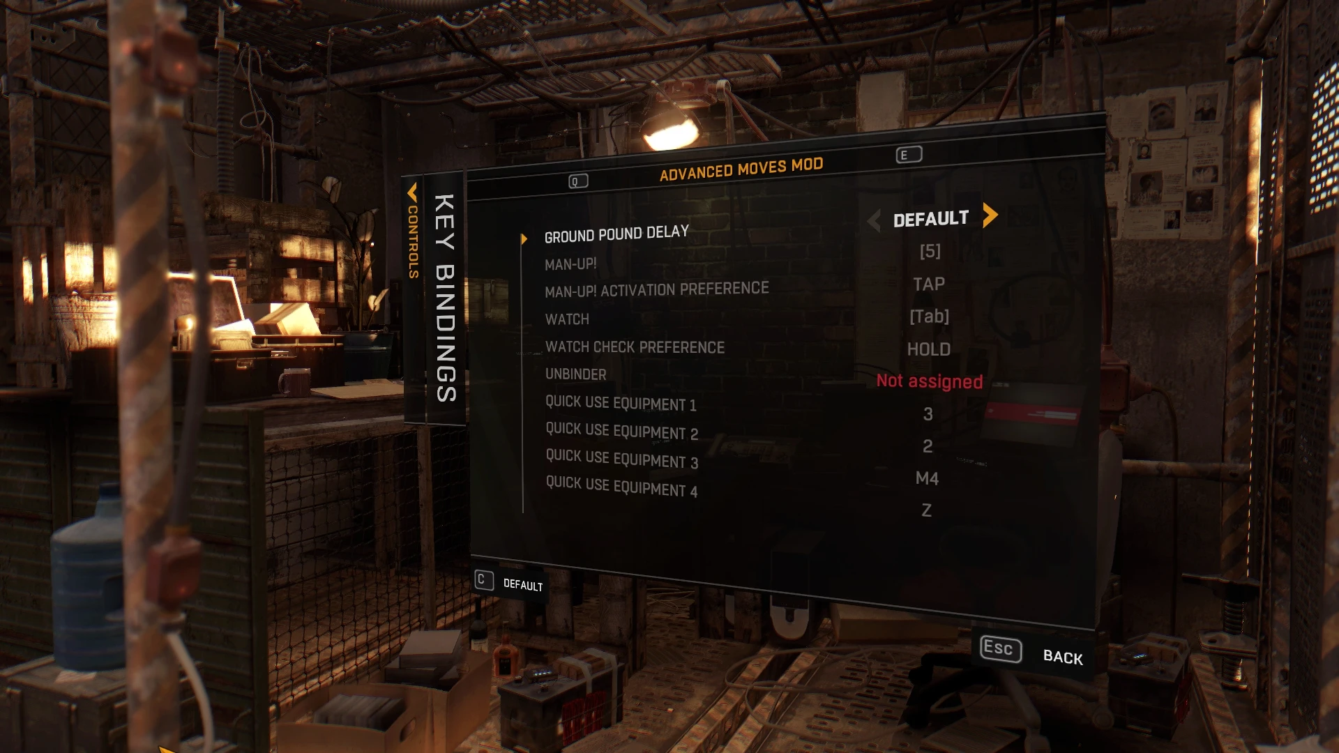 dying light mods for crafting