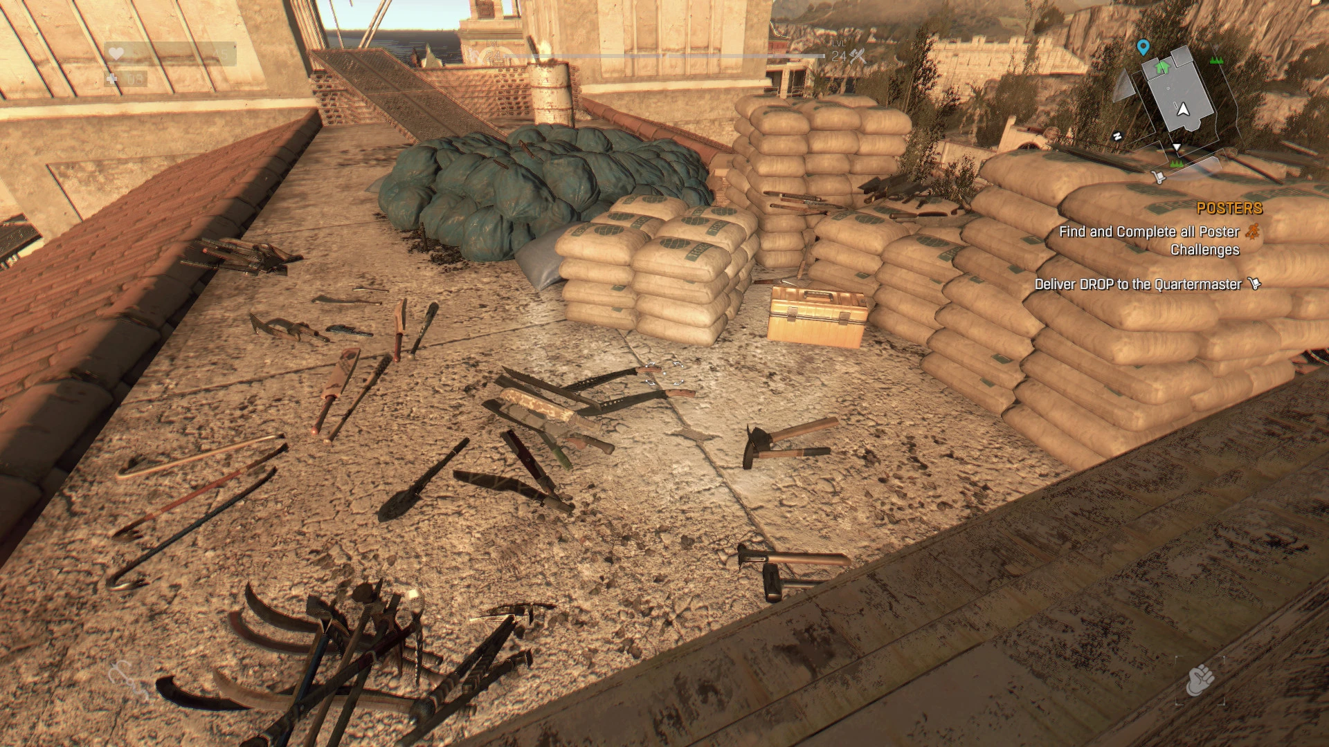 dying light weapons mod locations