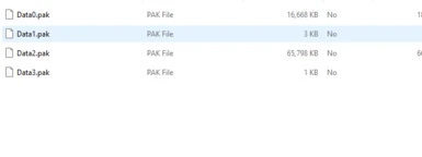 datapak backup files