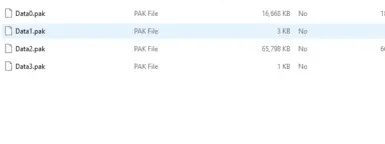 datapak backup files