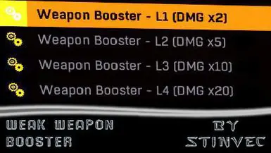 Weak Weapon Booster