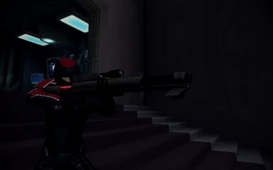 Commander Shepard on Coruscant