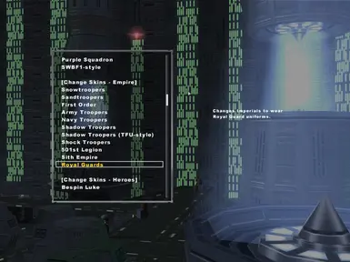 In-Game Skin Changer Mod at Star Wars: Battlefront II Nexus - Mods and  community