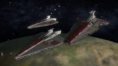 Republic Fleet over Felucia (CW SPACE WIP)