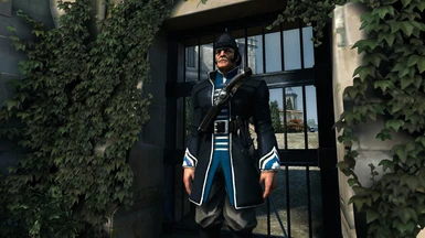 Blue waistcoat watchofficer