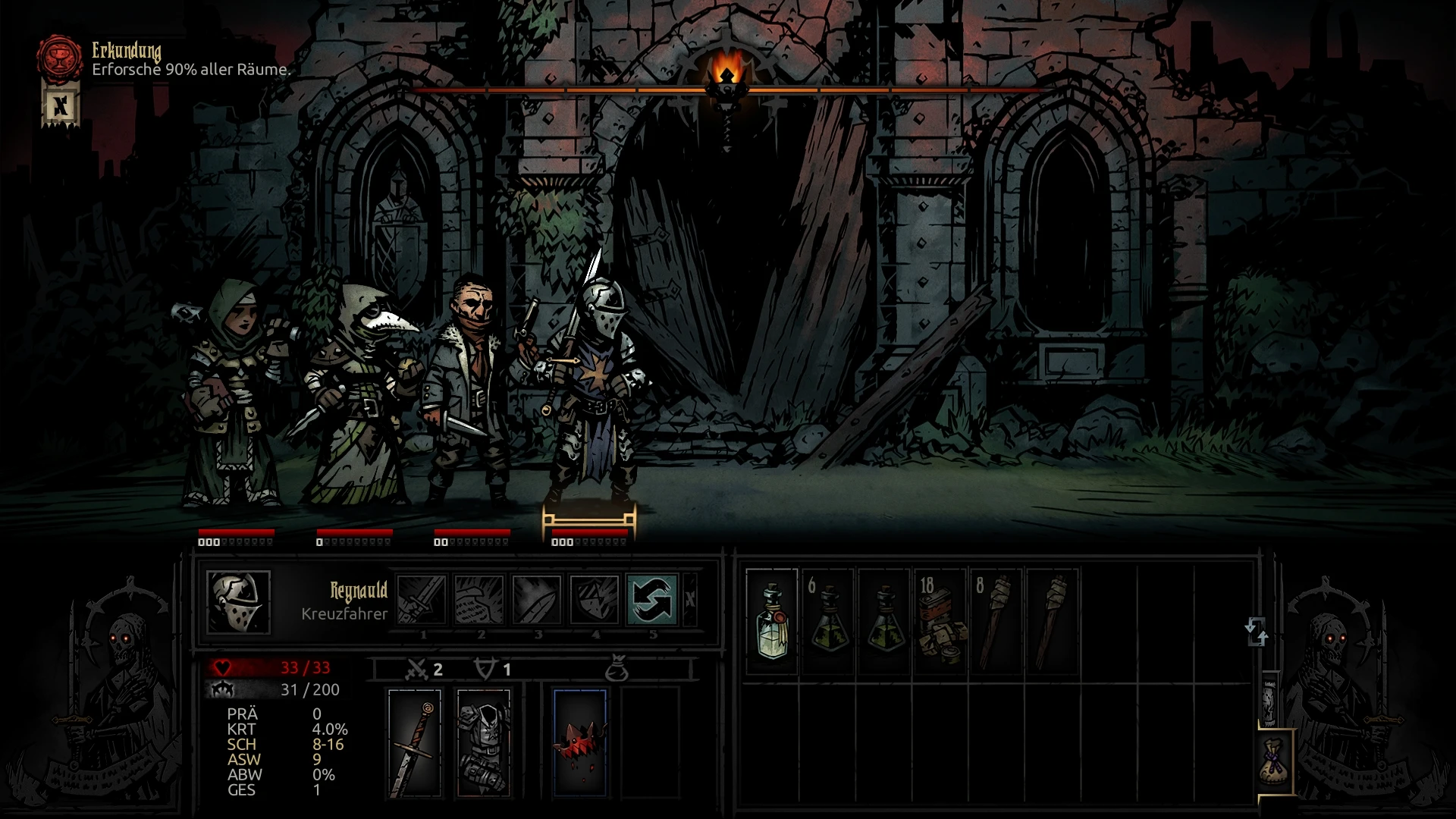 darkest dungeon larger inventory mod