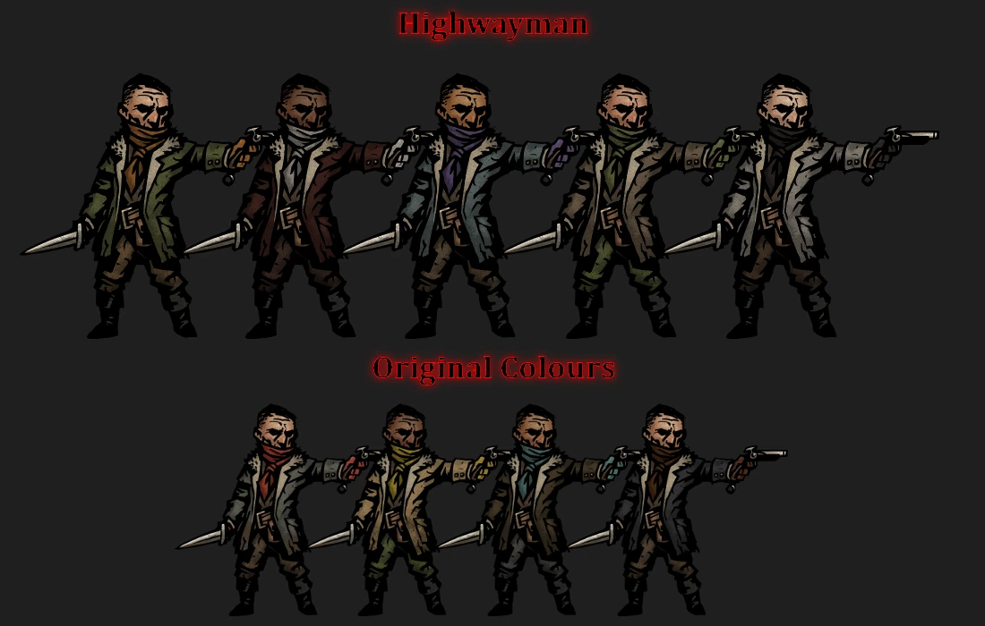 how to make color swaps darkest dungeon mod