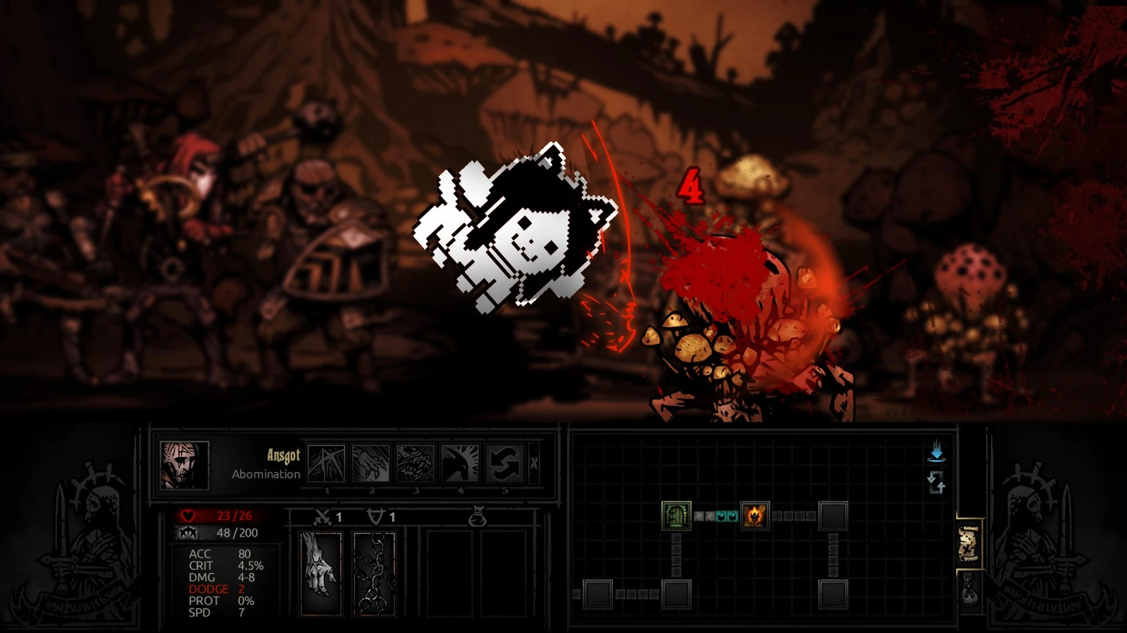 how to use the abomination in darkest dungeon