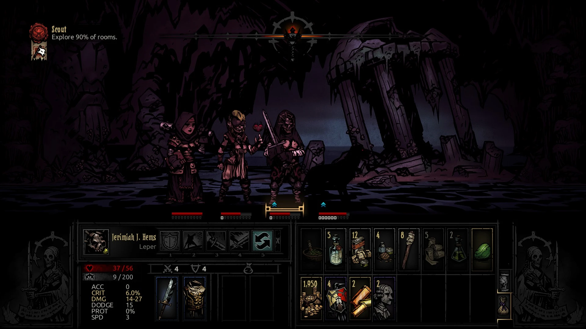 darkest dungeon team comps leper