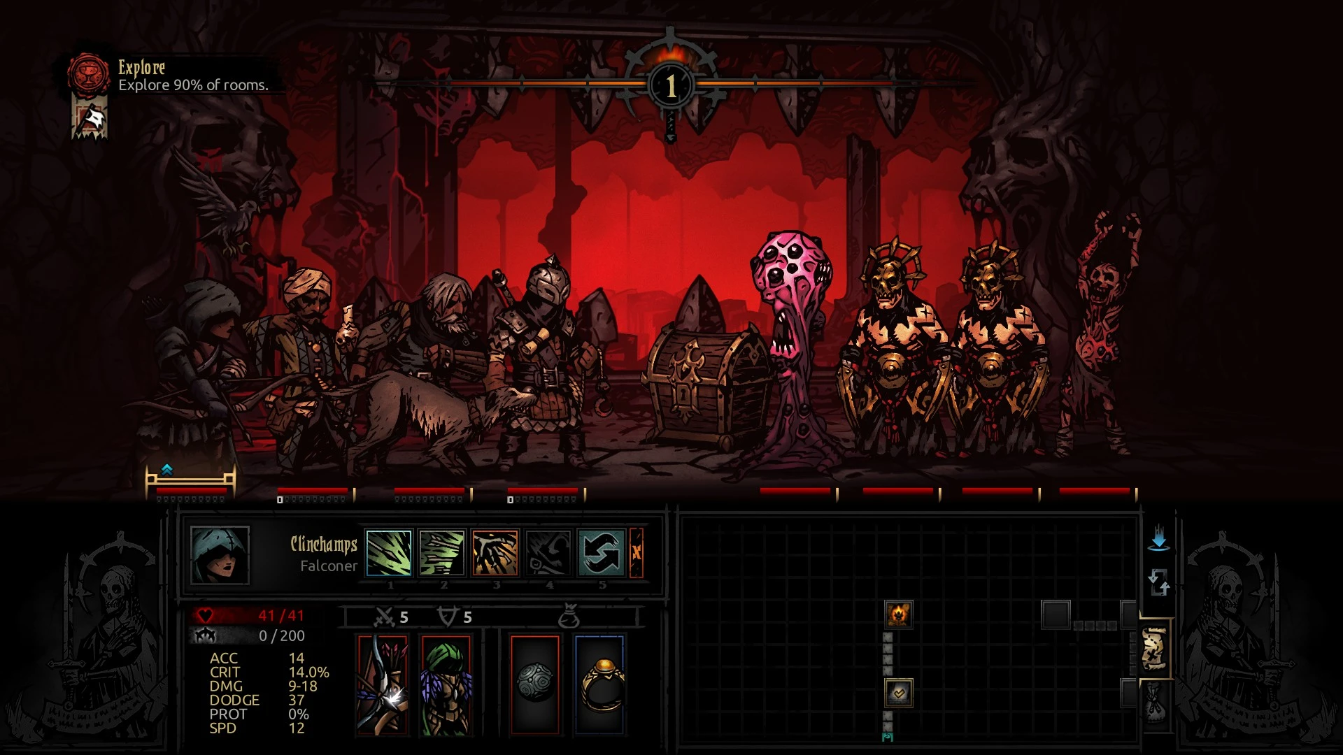 darkest dungeon finding bosses