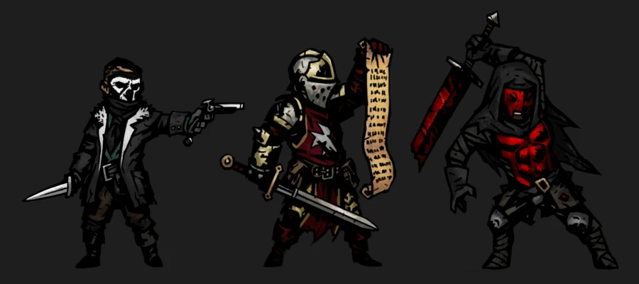 crusader and vestal darkest dungeon