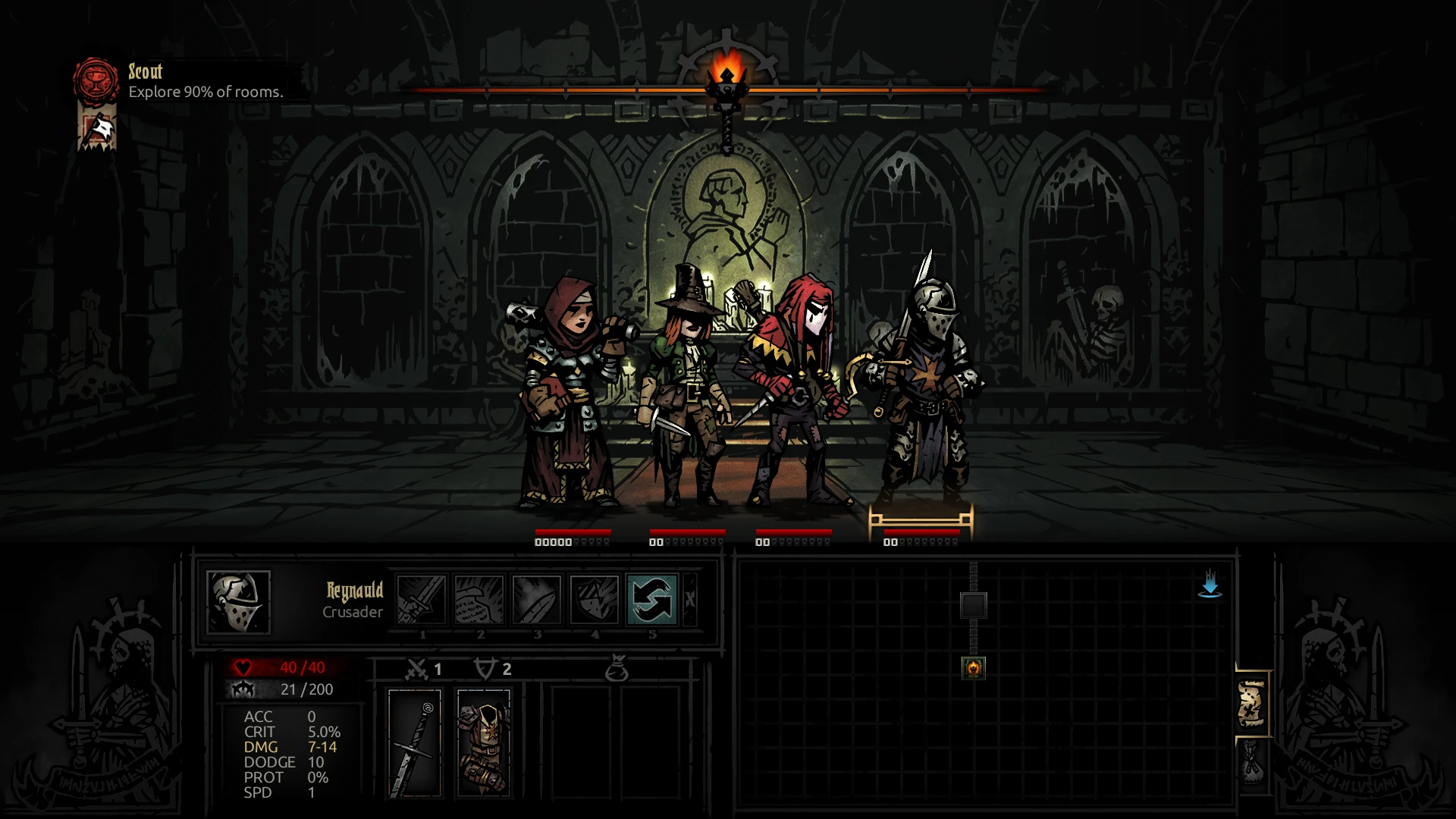 darkest dungeon grave robber team