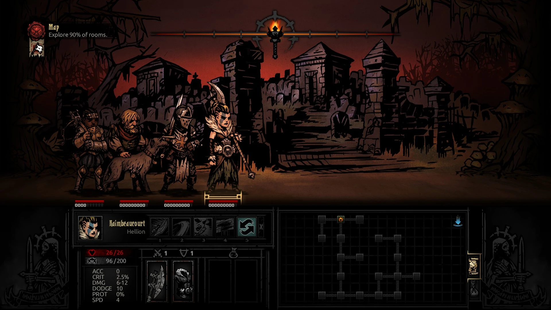 darkest dungeon hellion gameplay