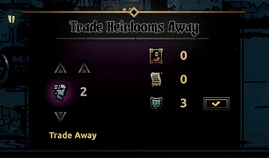 Trade Heirlooms Away UI Hint