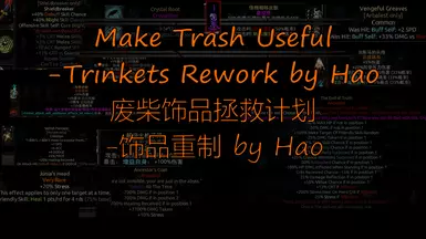 -Make Trash Useful-  Trinkets Rework