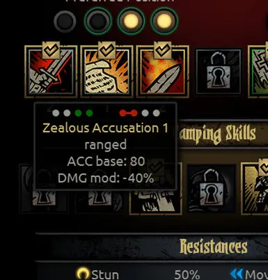 DD GREEN unit position pip color