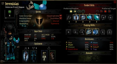 Frost Magus Status Screen