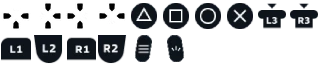 Dualsense (PS5) Button Icons