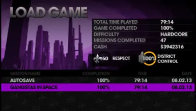 SR3 Save 100 at Saints Row 3 Nexus Mods and community